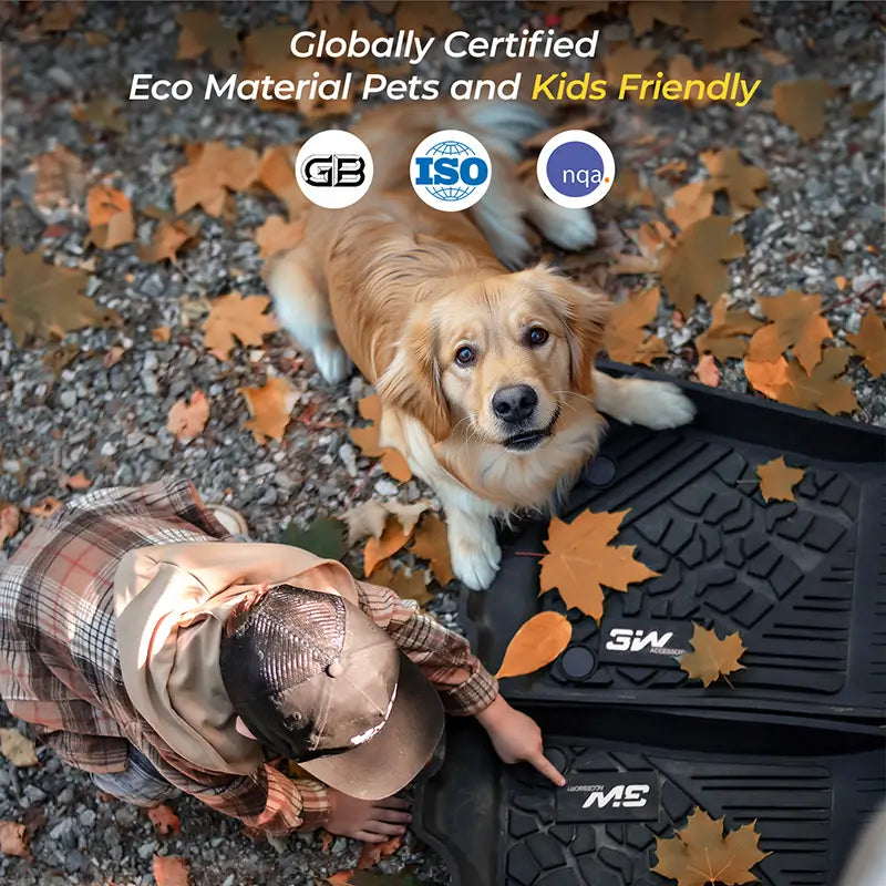 3W All Weather Car Mats For Hyundai Tucson NX4 2021-2024 LHD (Not Fit Hybrid)